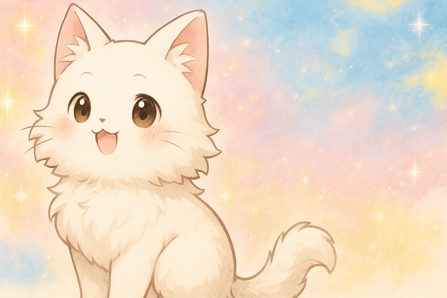 かわいいねこキャラのメインビジュアル